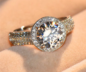 Engagement Heart Ring