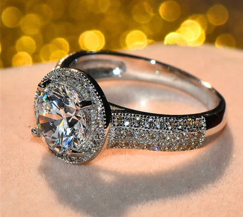 Engagement Heart Ring