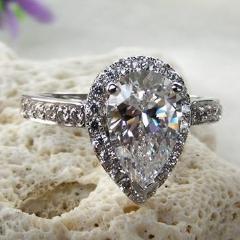 Engagement Pear Ring