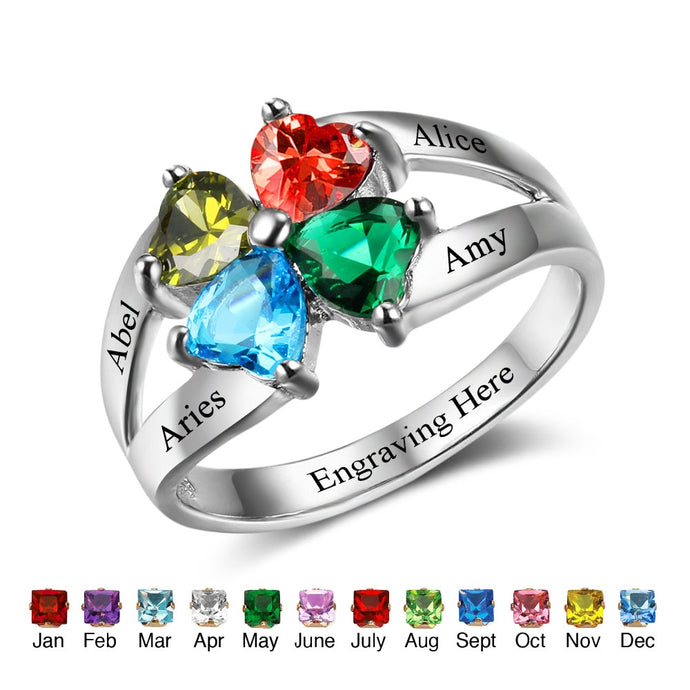 Customized Family Ring