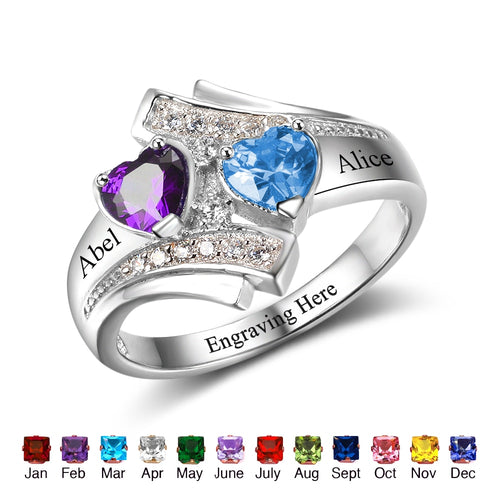 Customized Engagement Promise Ring