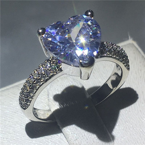 Engagement Heart Ring