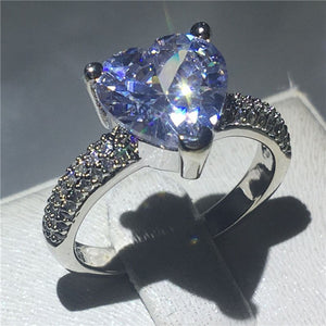 Engagement Heart Ring