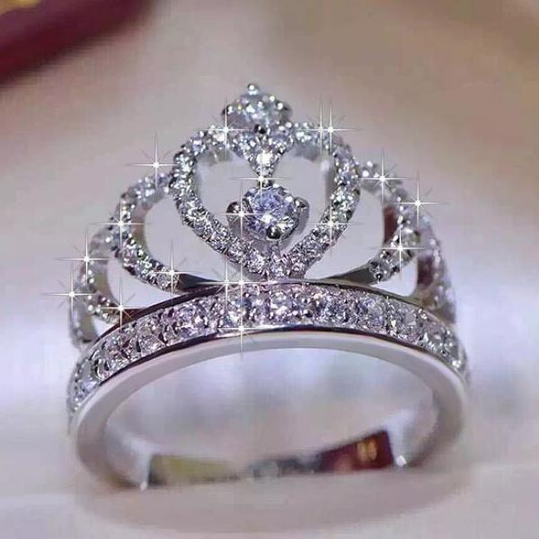 Crown Engagement Ring